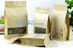 Buy cheap Custom Printing Recycled Brown Kraft Paper Bags,Custom Printed Factory Glassine Paper Bread Small Brown Bag, bagease product