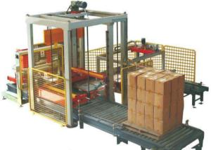 China Low Position Automatic Palletizer Machine , Auto Carton Palletizer Whole Stack Output  on sale