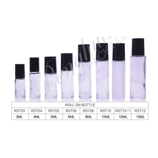 Glass Perfume 10 Ml Liquid Roller Ball Roll On Bottles For Essential Oils