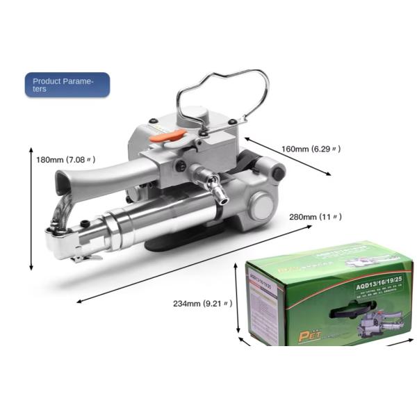 0.5-1.5mm Thick PP PET Strap Pneumatic Strapping Machine Handheld Strapping Tool