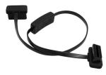 60 CM Right Angle Car OBD Cable Applied Diagnostic Tool With A Switch Button