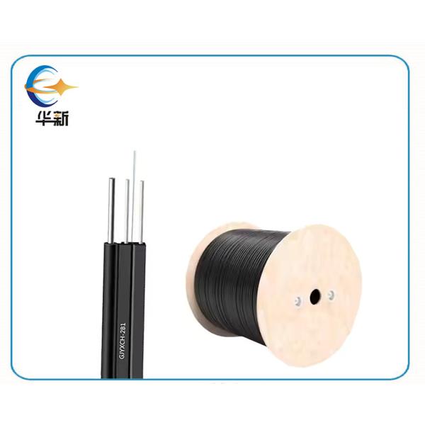 Quality Fig 8 Self Supporting FTTH Drop Cable Low Bend Optical Fiber 1 2 4 Core Drop Cable for sale