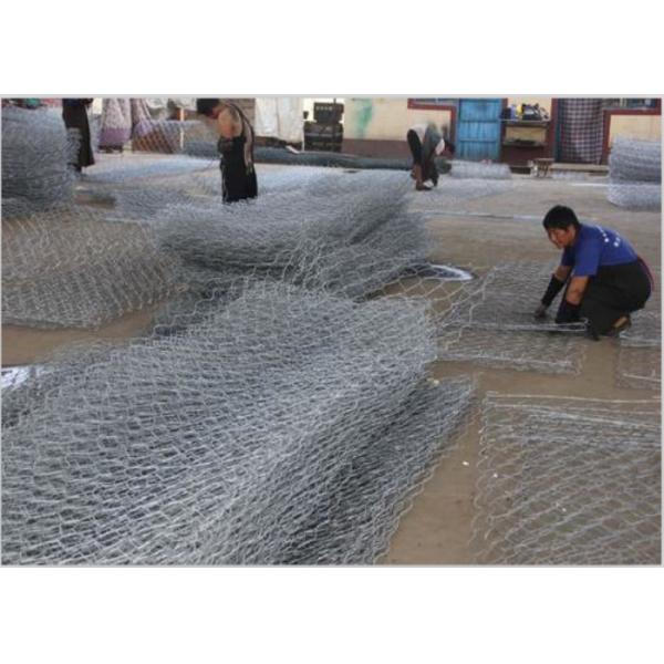 PVC coated 4.0mm 120X150mm Gabion Box Retaining Wall