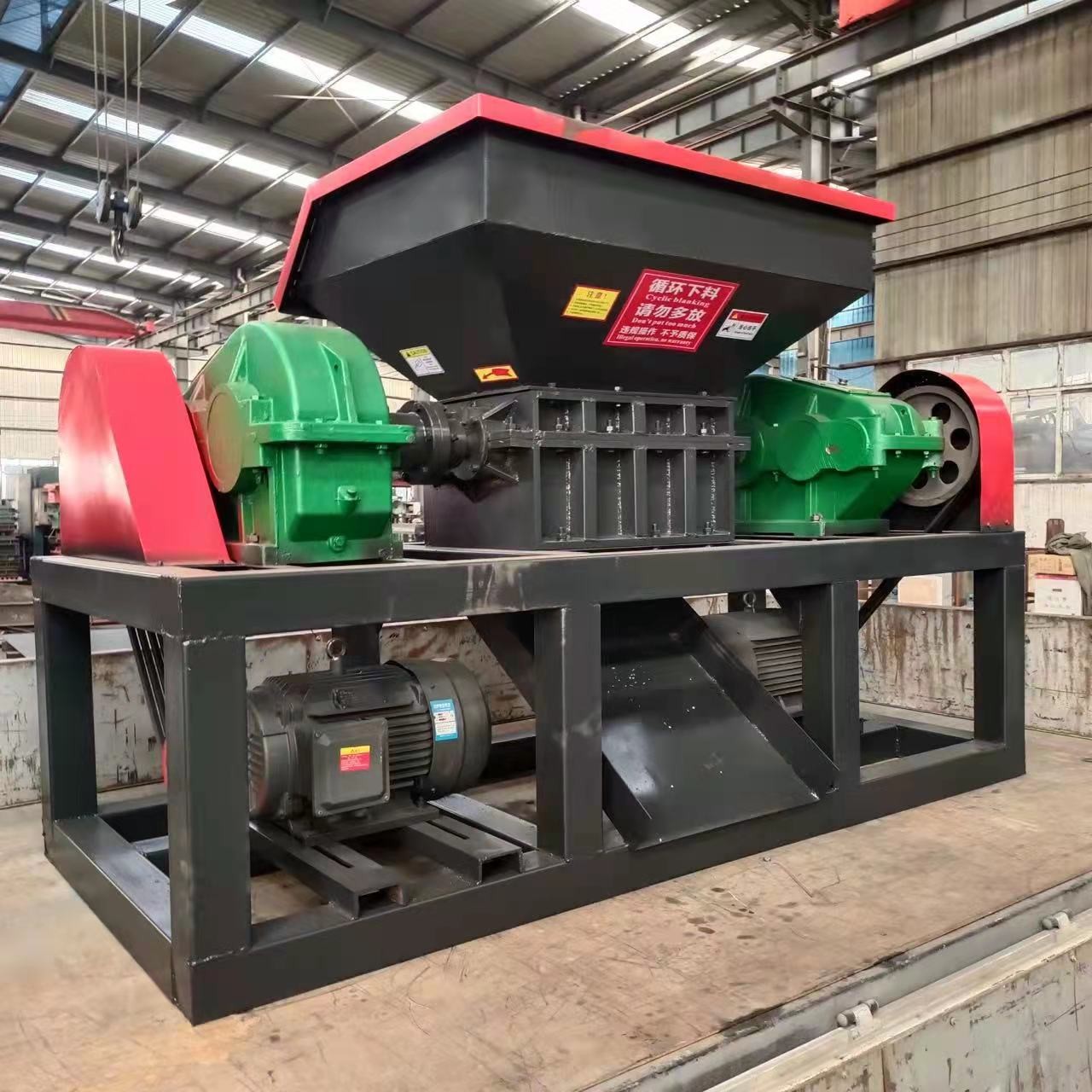 Paper Cardboard Shredding Crusher Machines For Waste Sorting