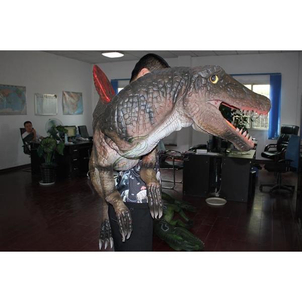 Manual Operation Lifelike Realistic Dinosaur Puppet For Adults CE ISO Certified