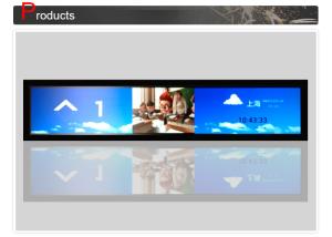 Buy cheap Bar - Type Network LCD Advertising Display For Elevator Spare Parts product