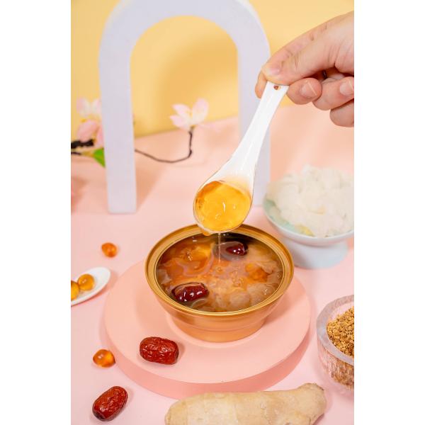 Ginger Jujube Stewed Pudding Peach Gum Diet Soup Meal Replacement