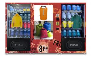 China Clothes Vending Machine Thermal Underwear T-Shirt  WithTouch Screen on sale