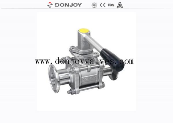 Quality Pharmaceutical DN25 Non Retention Sanitary Ball Valve for sale