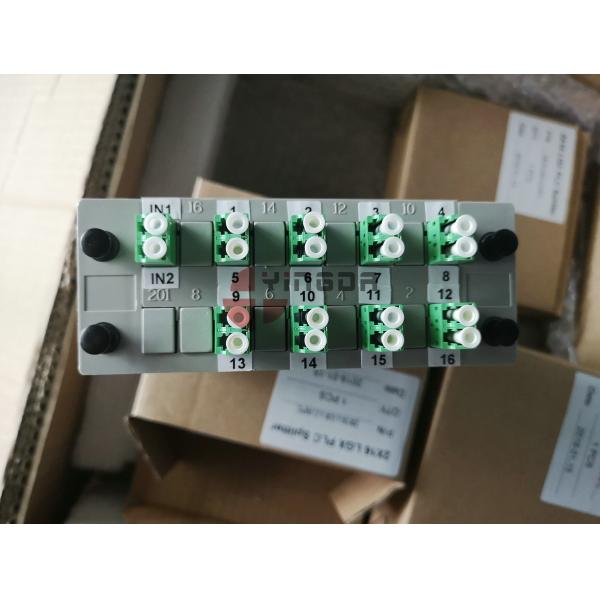 LC SC ABS Fiber Optic Passive Splitter 16 Port LGX Cassette Module 2X16 Flame Retardant