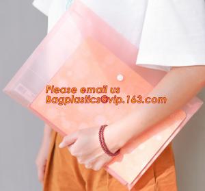 Buy cheap Promotional plastic PP waterproof paper files folder a4, Stylish PP a4 file folder, A4 felt document bag file folder product