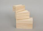Customized Engrave Logo Small Wooden Box With Sliding Lid Empty Gift Storage