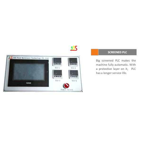 150g Commercial Roti Maker , 1300pcs/h Flat Bread Production Line