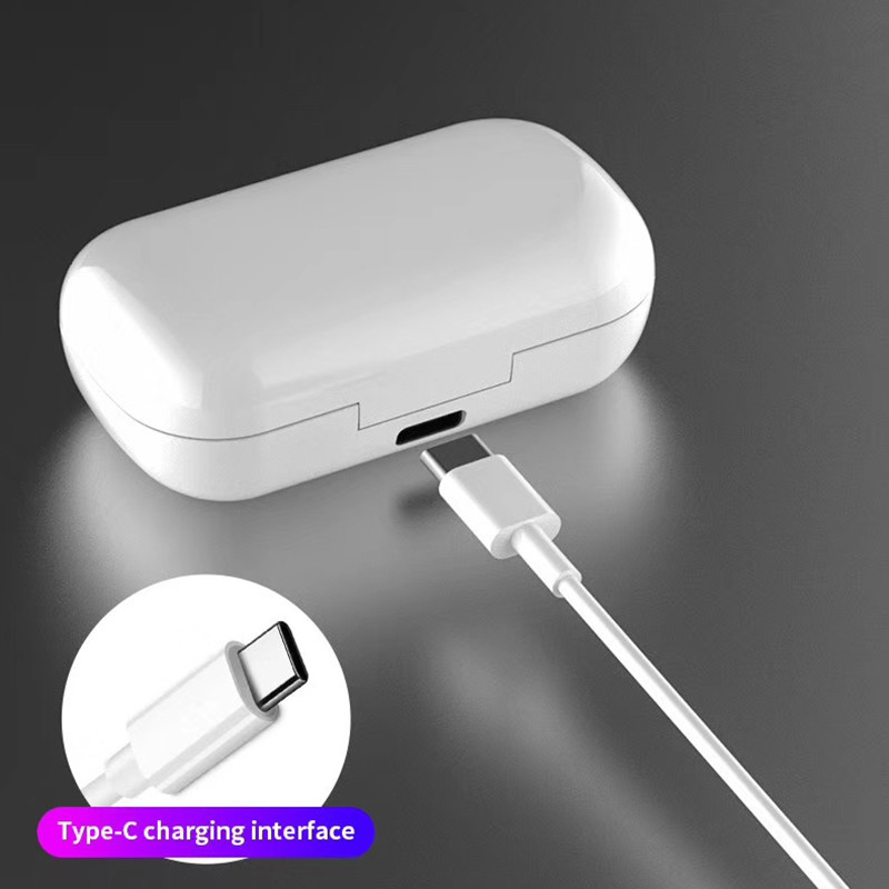 T5 TWS Mono Bluetooth Headphone Mic Binaural In Ear Touch Control 4.3g Stereo Earbuds