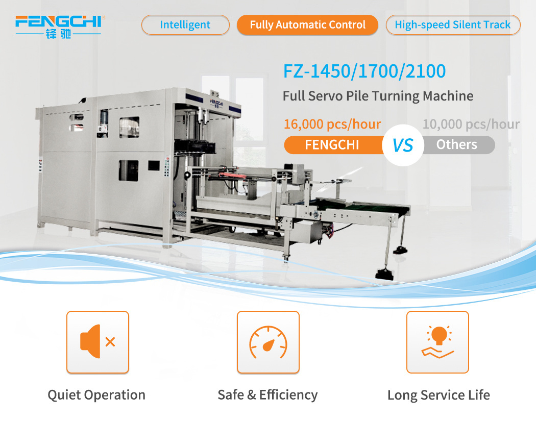 3800kg TUV Certified Safe Litho Paper Stacking Machine for Printing Industry