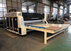 Semi Auto Flexo Printer Slotter Die Cutter Flexo 2 Color Flexo Printing Machine