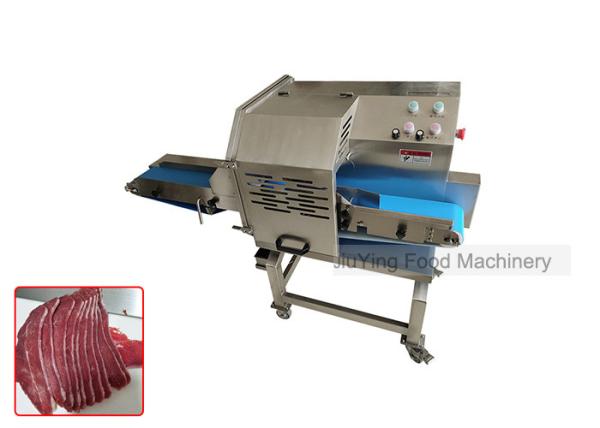 Quality 500KG/H Output Industrial Meat Slicer Conveyor Type Meat Slicing Machine for sale