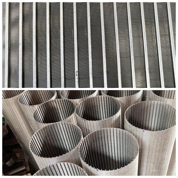 Stainless Steel Johnson Wedge Filter Screen Water Well Screen Circular Shape