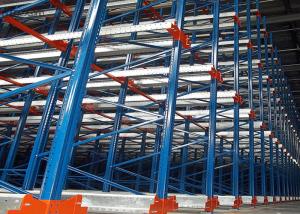 China Moveable Radio Shuttle Racking Metal Pallet Rack Storage Stainless Steel Q235 on sale