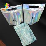 Bikini Garments Plastic Pouch Packaging Hologram 3d Material Stand Up Bag With
