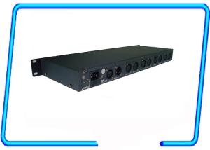 Buy cheap 19&quot; 1U rack mount Plug and play DMX splitter with Multiple ESD protection 220V product