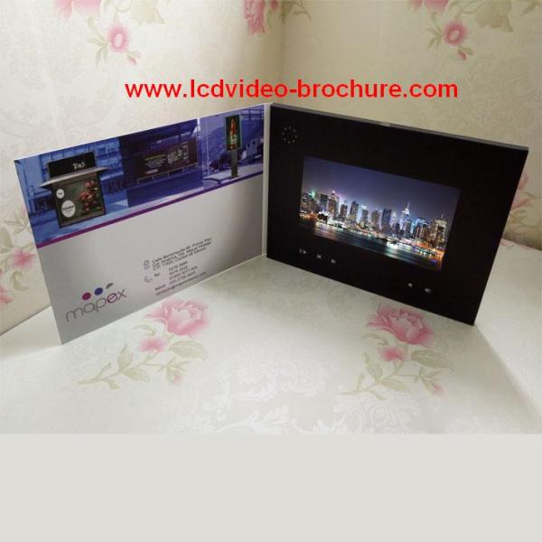 Full Format Video Lcd Post Card Wedding Invitation Card For Brother'S Marriage