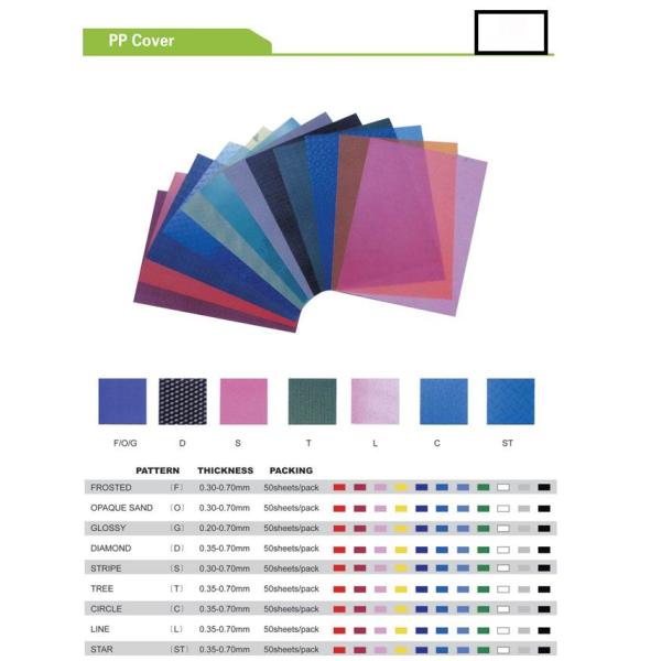 PP BINDING COVER PP COVER