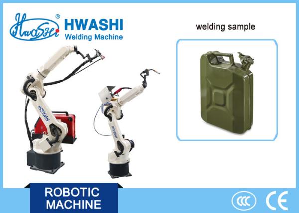 Quality Precise Aluminum Plate Tig Automatic Welding Robot 6 Axis For Stacking / Transporting for sale