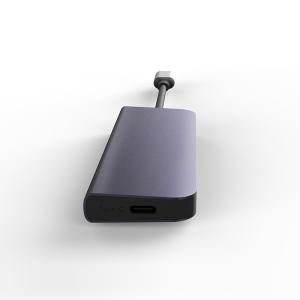 China Fast Speed Plugable Macbook USB C Adapter Hub Portable Type C Laptops Supply on sale