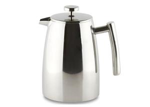 Mirror Polished Double Wall French Press Pot 17/34oz Steel French Press Coffee Maker