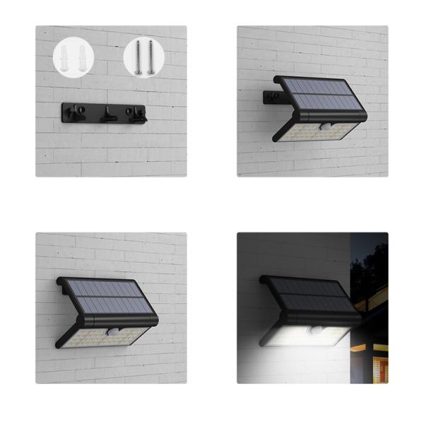 42 LEDs Solar Wall Light with Motion Sensor