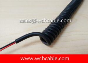 China UL21770 TPU Sheath Good Heat Resistance Curly Cable 105C 1000V (80C Oil Resistant) on sale