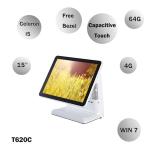 Windows XP Touch Screen Pos Terminal , 220 VFD Pos Touch Screen Computer