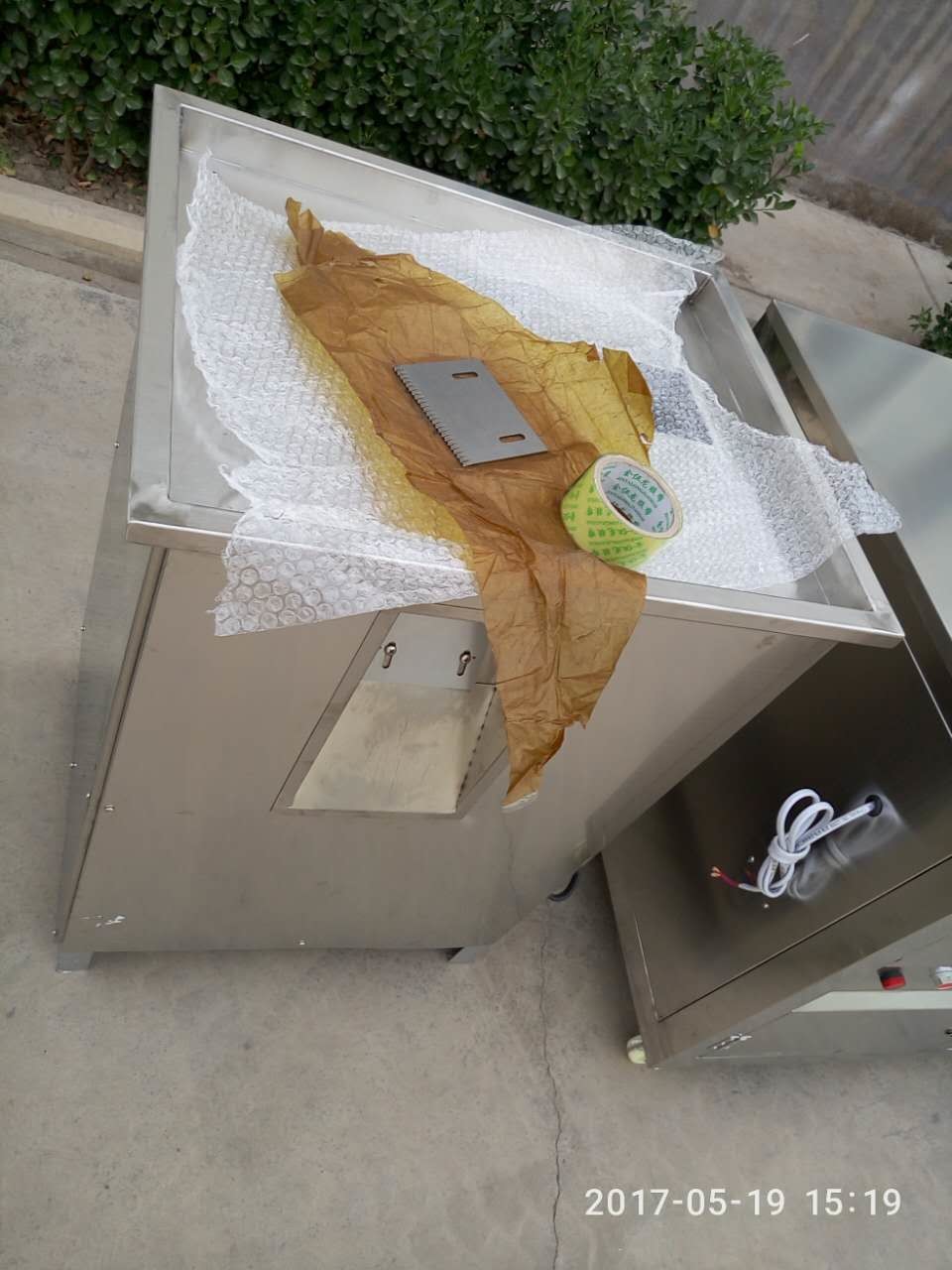 stainless steel potato slicer machine MCWS500 weave shape 500kg per hour