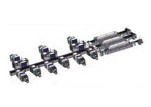 Multi-Wire SMT Assembly Line Three Reflows Mesh Belt Reflow Oven Wiring Scheme