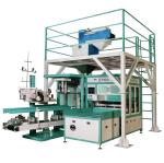 Wheat Grain Feed Peanuts Automatic Bagger Machine HMI Touch Screen