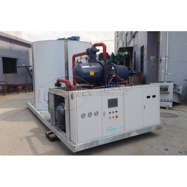 Industrial Fresh Water Flake Ice Maker Machine 5 Tons Direct Cooling