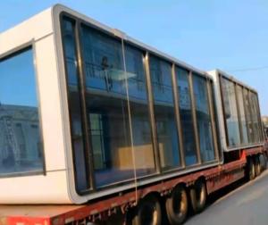 Buy cheap White Grey Prefab Folding Container House Detachable Collapsible Container Homes product