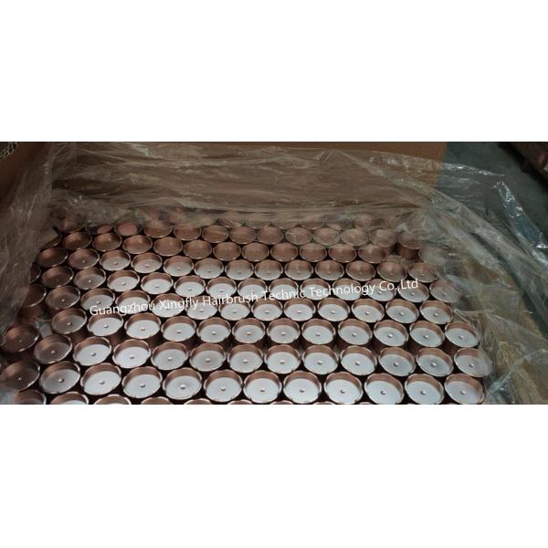 Plastic Pp Nail Polish Brush White Black For Personal Care Nail Bottle