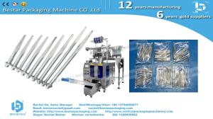 Automatic counting packing machine with 2 vibration for long iron nails