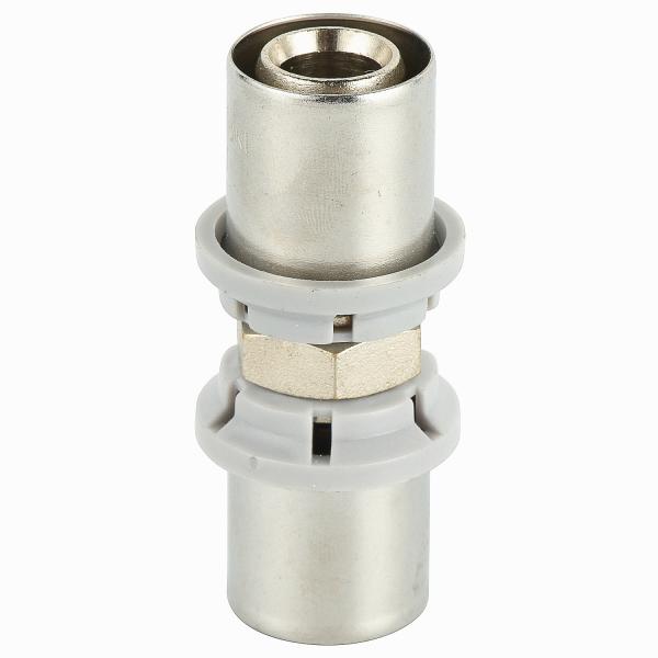 Brass press pipe fitting reducing tee connector for pex al pex water heating plumbing fittings