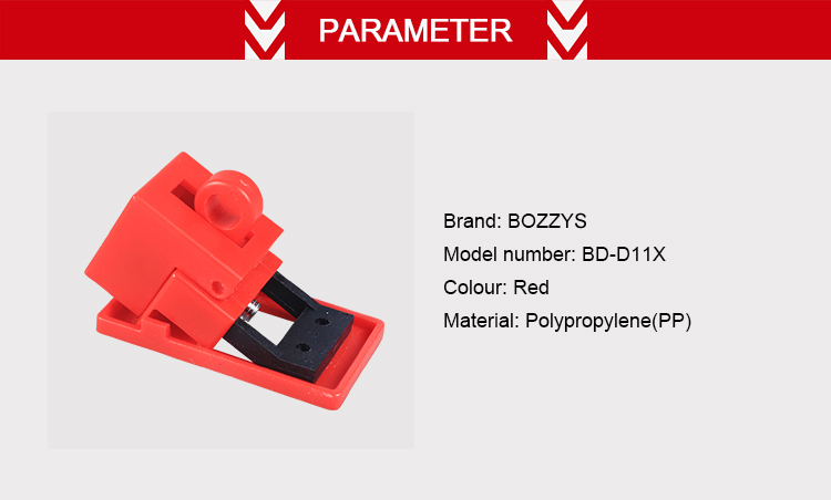 Polypropylene Electrical Lockout Devices Built In Tripping Moulded Case