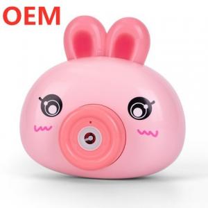 China OEM Customized 3D Cartoon Mini Hand Held Bubble Blowing Machine Portable Bubble Maker on sale
