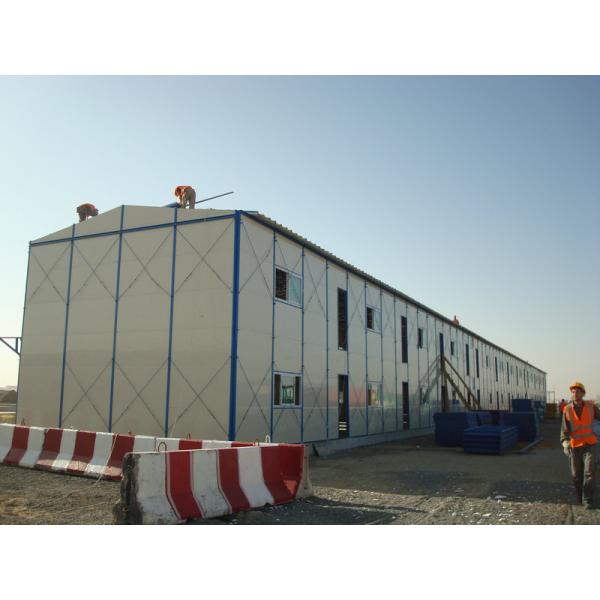 Double Story Steel Frame K Type Prefab Temporary Housing