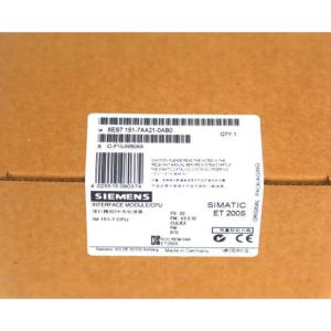Buy cheap SIEMENS 6ES7151-7AA21-0AB0 SIMATIC DP, IM151-7 CPU FOR ET200S, 128 KB WORK MEMORY WITH INTEGRATED PROFIBUS DP INTERFACE (9-POLE D-SUB SOCKET) AS DP product