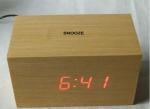 LED wood clock with voice control and touch function