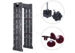 Touch screen 24 zones Walk Through Metal Detector deep search with Wireless