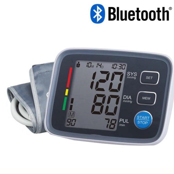 Quality Bluetooth 4.0 Accurate Blood Pressure Monitor Heartbeat Indicator Tonometer For Health Care for sale