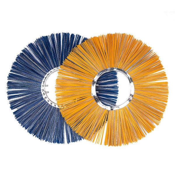 Quality Plastic Ring Poly Street Sweeping Brush Gutter Sweeper Broom 375mm for sale