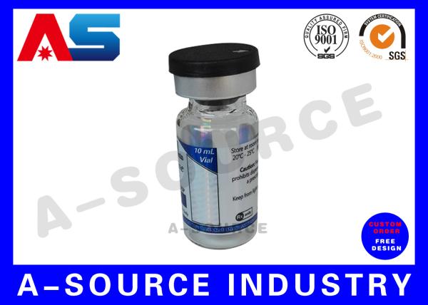 Quality Custom Product Labels Custom Clear Labels For Dropper Bottles With Flip Off Cap for sale